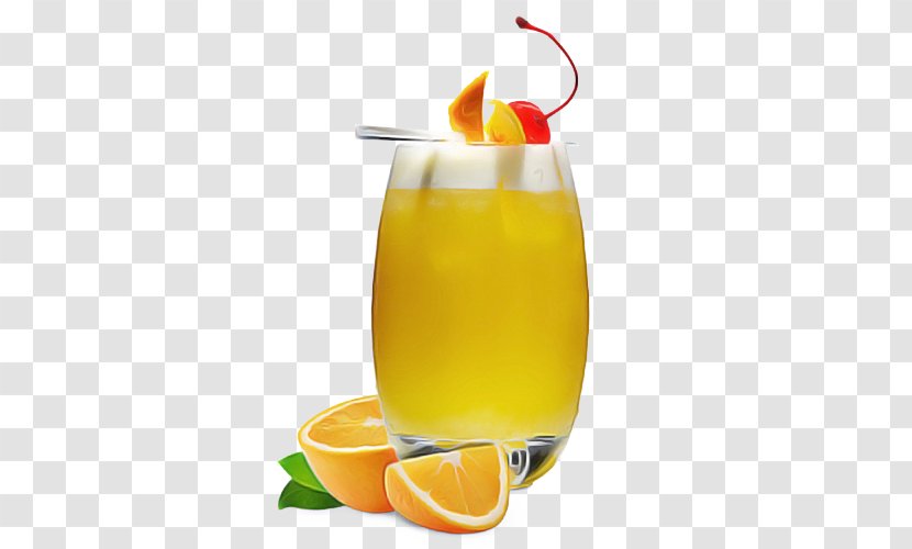 Drink Juice Orange Non-alcoholic Beverage Fuzzy Navel - Harvey Wallbanger Rum Swizzle Transparent PNG