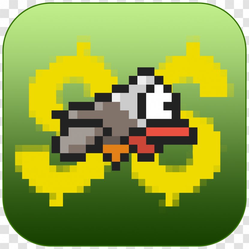 Font - Yellow - Pipe Flappy Bird Transparent PNG