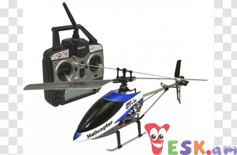 Radio-controlled Helicopter Rotor Radio Control Flight - Unmanned Aerial Vehicle Transparent PNG