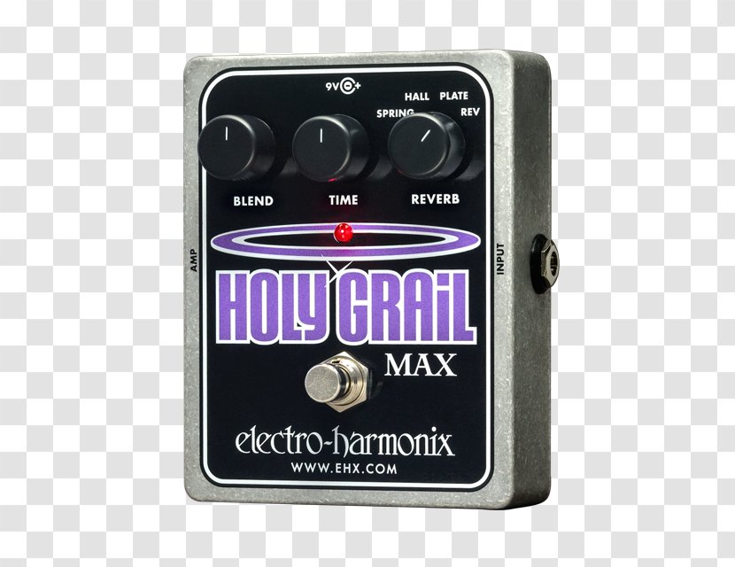 Electro-Harmonix Holy Grail Max Effects Processors & Pedals Plus Audio Reverberation - Guitar Transparent PNG