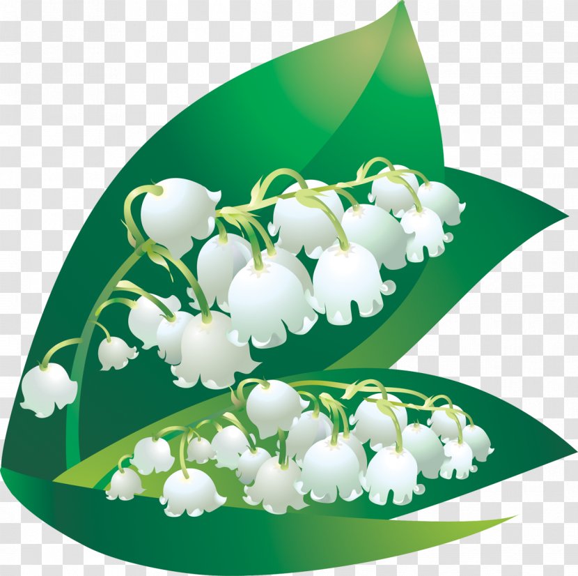 Digital Data Flower Numerical Digit - Plant - Lily Of The Valley Transparent PNG