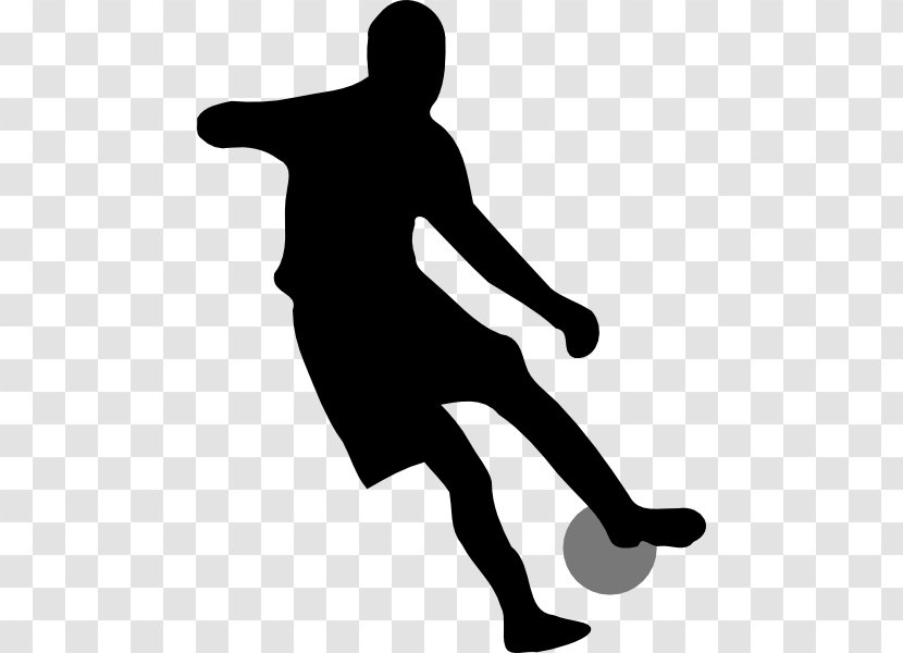 Football Player Silhouette Clip Art - Shoe - Animated Soccer Transparent PNG