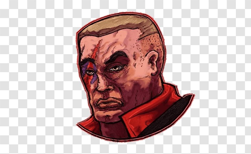 Forehead Character Jaw Fiction - Facial Hair - Mother Russia Bleeds Transparent PNG