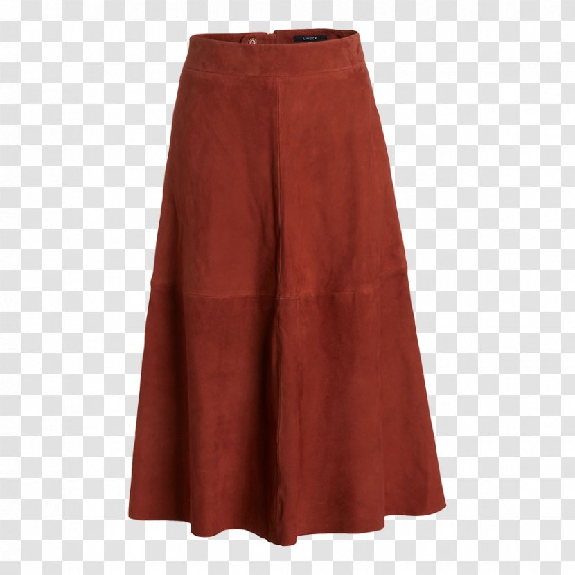 Skirt Waist Maroon Brown Pants - Long Transparent PNG