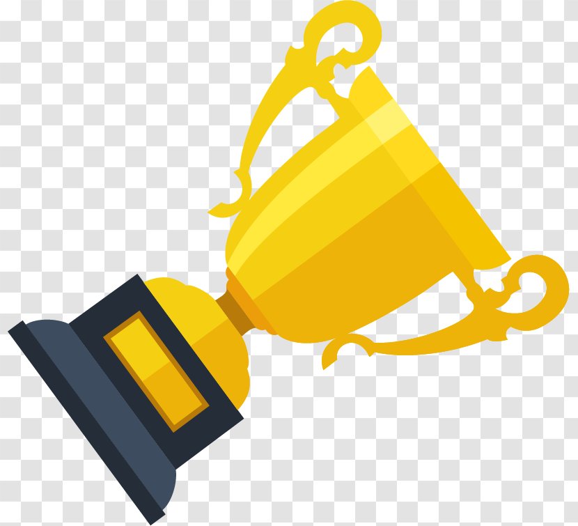 Clip Art - Technology - Gold Trophy Transparent PNG