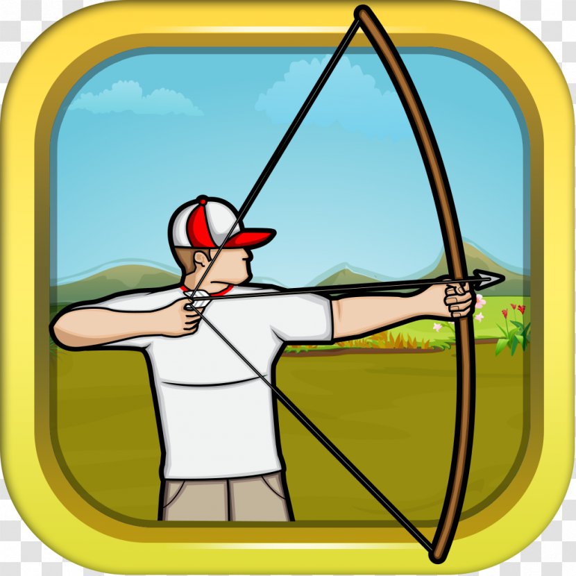 Target Archery Cartoon Clip Art - Yellow Transparent PNG