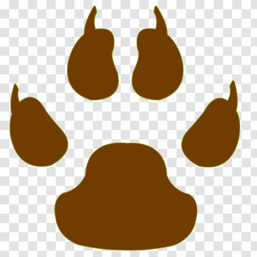 Stencil Paw Cat Tiger - Drawing - Paws Transparent PNG
