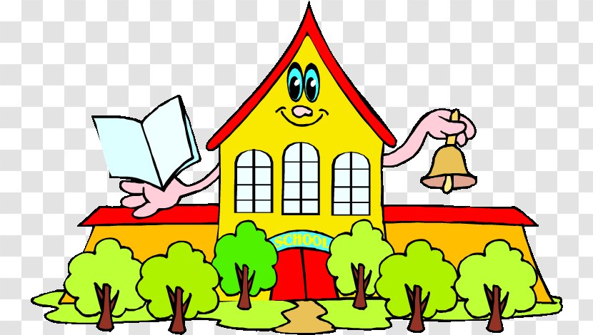 School Board Background - Yellow - House Cartoon Transparent PNG