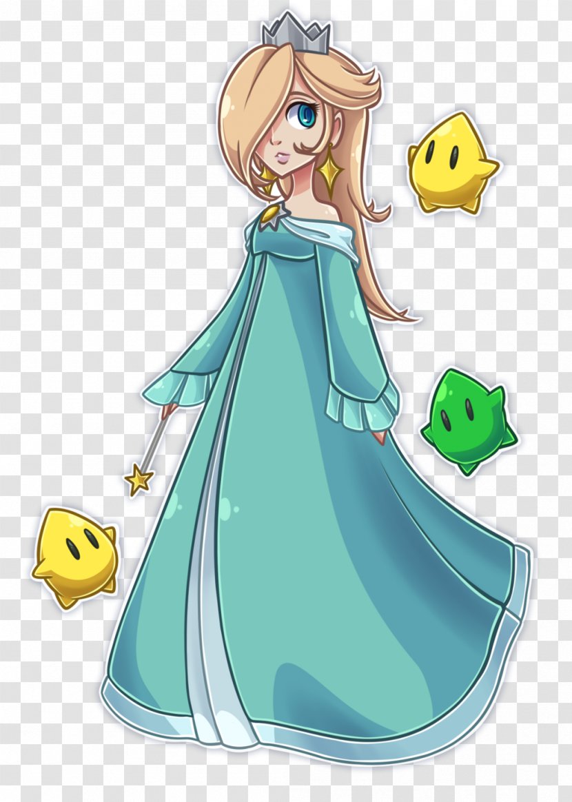 Rosalina Princess Peach Super Mario Galaxy Daisy Luigi - Heart Transparent PNG