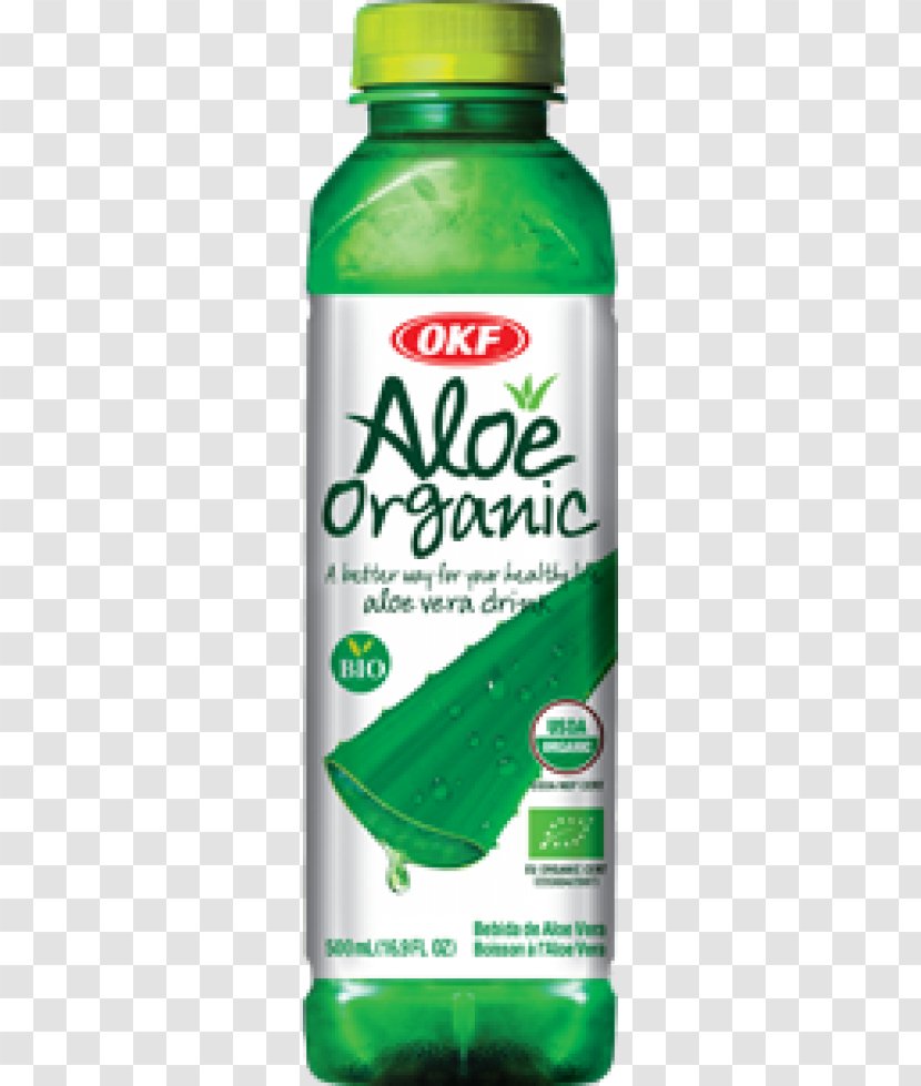 OKF Aloe Vera Drink Juice - Fizzy Drinks Transparent PNG