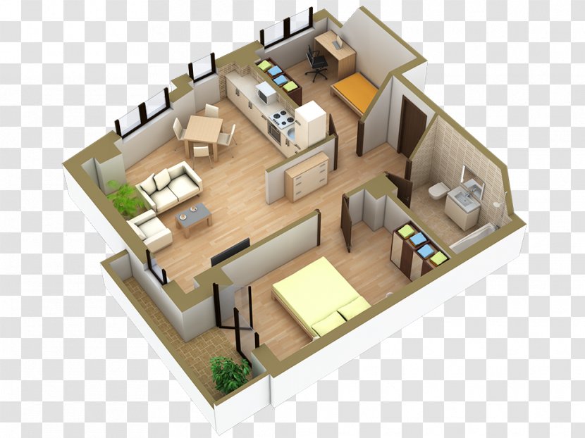 Fidelia Residence Pacurari Apartment Floor Plan Room Transparent PNG