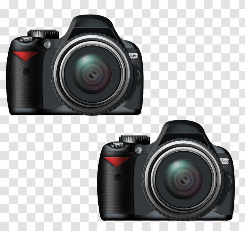 Canon EOS 5D Nikon D3200 Camera - Two Digital Cameras Transparent PNG