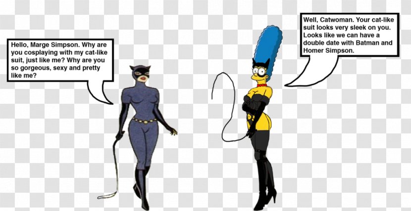 Catwoman Marge Simpson Batman Darkseid Character - Cartoon Transparent PNG