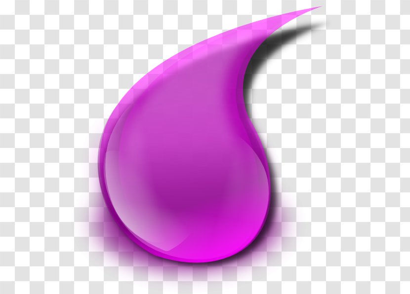 Drop Clip Art - Purple - Drops Of Water Transparent PNG