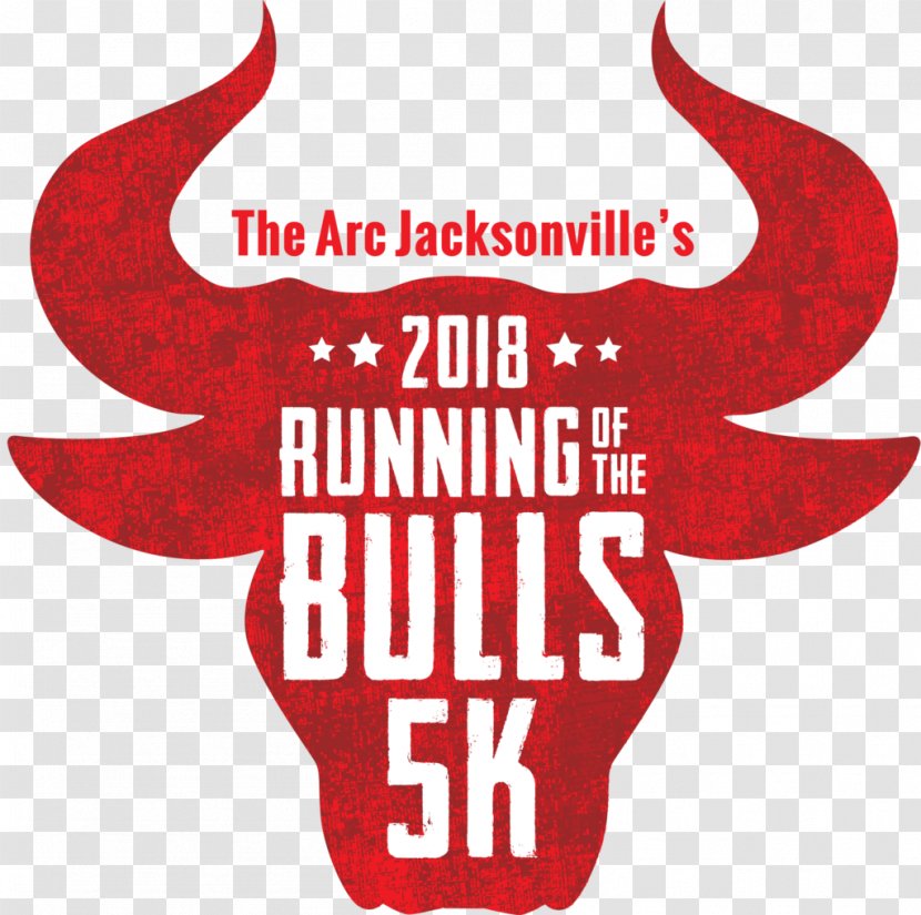 Logo Running Of The Bulls Arc Jacksonville Brand - Character - Special Event Transparent PNG