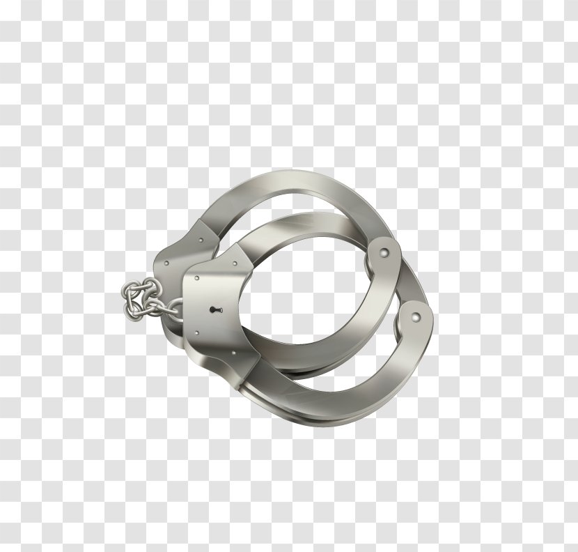 Handcuffs Clip Art - Crime - Metal Transparent PNG