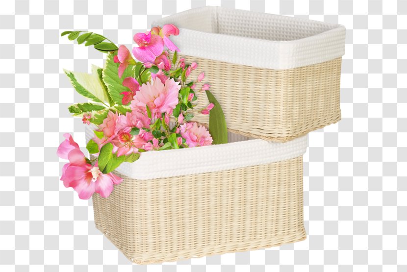 Art Clip - Flower Basket Transparent PNG