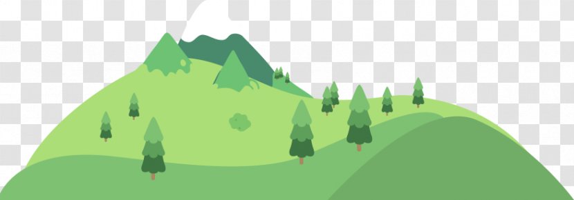 Desktop Wallpaper - Mountain - Cartoon Hill Transparent PNG