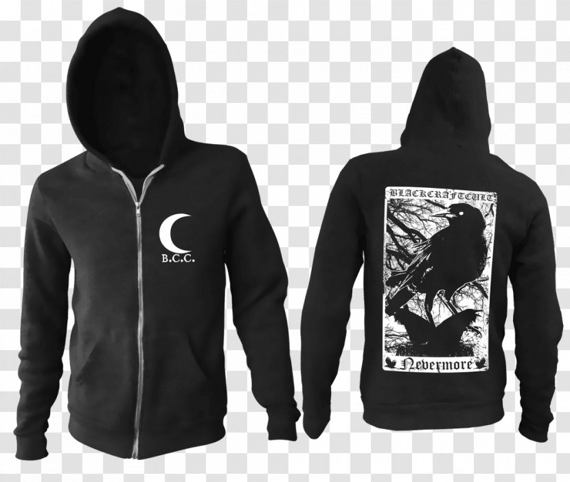 Hoodie T-shirt Blackcraft Cult Zipper Clothing - Occult Transparent PNG