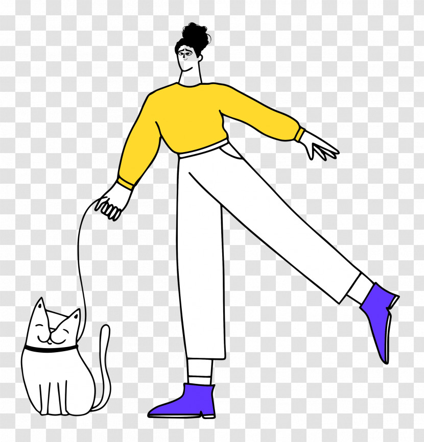 Walking The Cat Transparent PNG