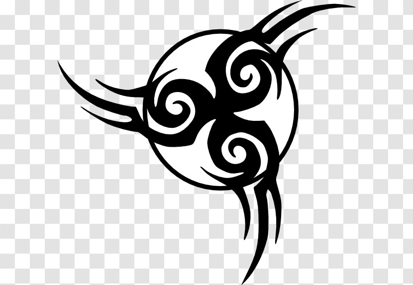 Triquetra Tattoo Celtic Knot Clip Art - Cross - Leaf Transparent PNG