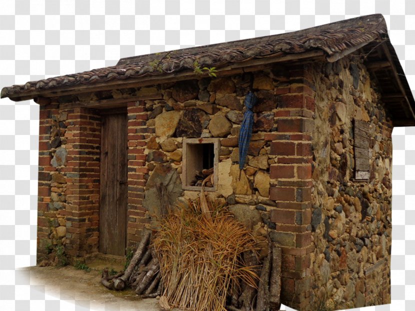 High-definition Television House Gratis Computer File - Cottage - Old Farmhouse Transparent PNG