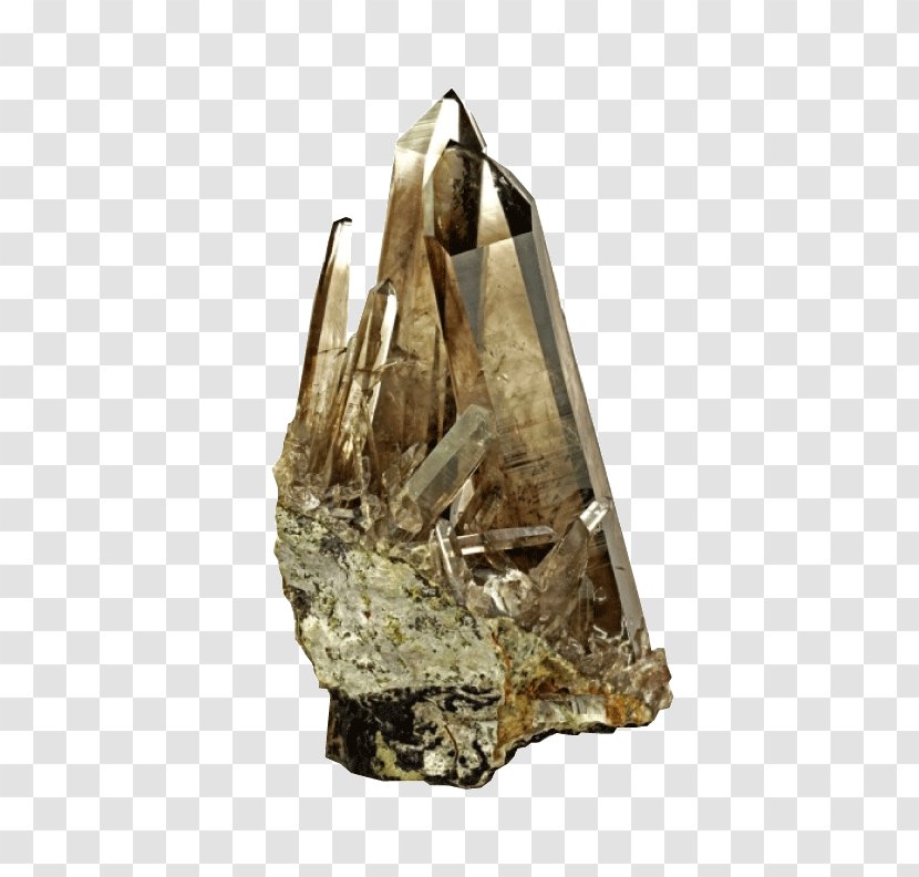 Mineral Collecting Smoky Quartz Crystal - Gemstone Transparent PNG