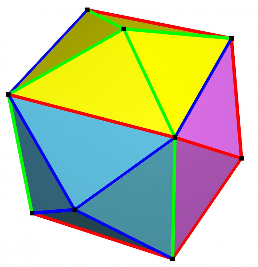 Tetrakis Hexahedron Triangle Catalan Solid Geometry - Point Transparent PNG