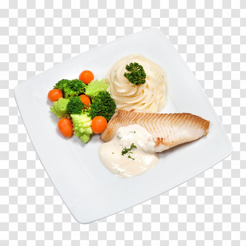 Smoked Salmon Dish Recipe Garnish Cuisine - Food - Romanesco Broccoli Transparent PNG