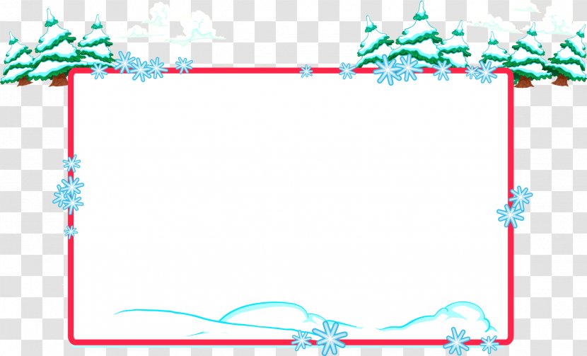 Snowflake - Area - Vector Hand Painted Snow Borders Transparent PNG