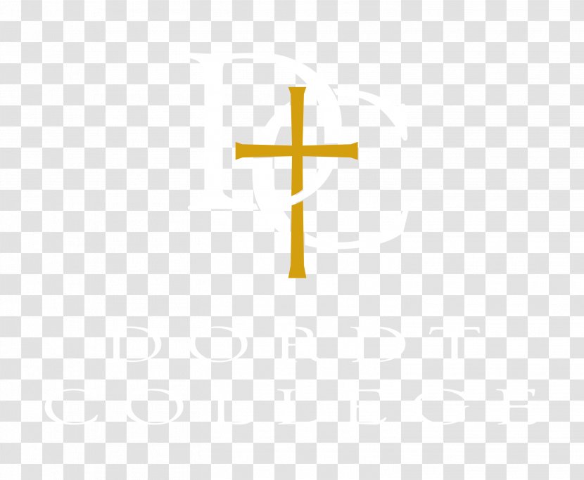 Crucifix Line Angle - Yellow Transparent PNG