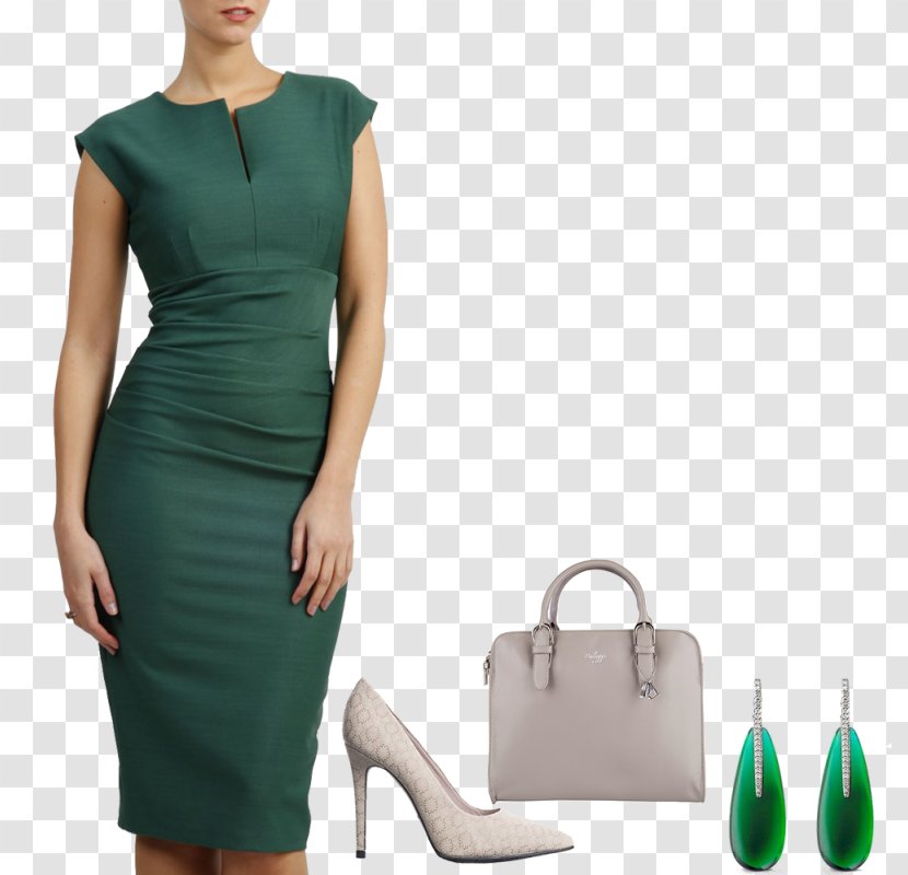 Dress Clothing Diva Catwalk Runway Green - Model Transparent PNG