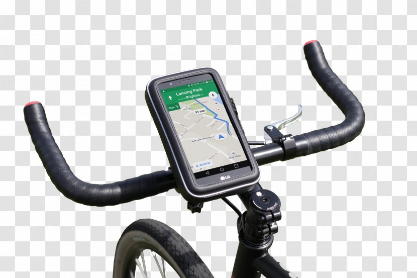 Bicycle Handlebars Samsung Galaxy S7 GPS Navigation Systems Smartphone - Wheel - Mount Bike Transparent PNG
