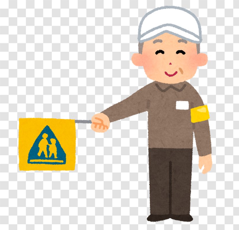 Crossing Guard Student Transport Car School Road Traffic Safety - Male Transparent PNG