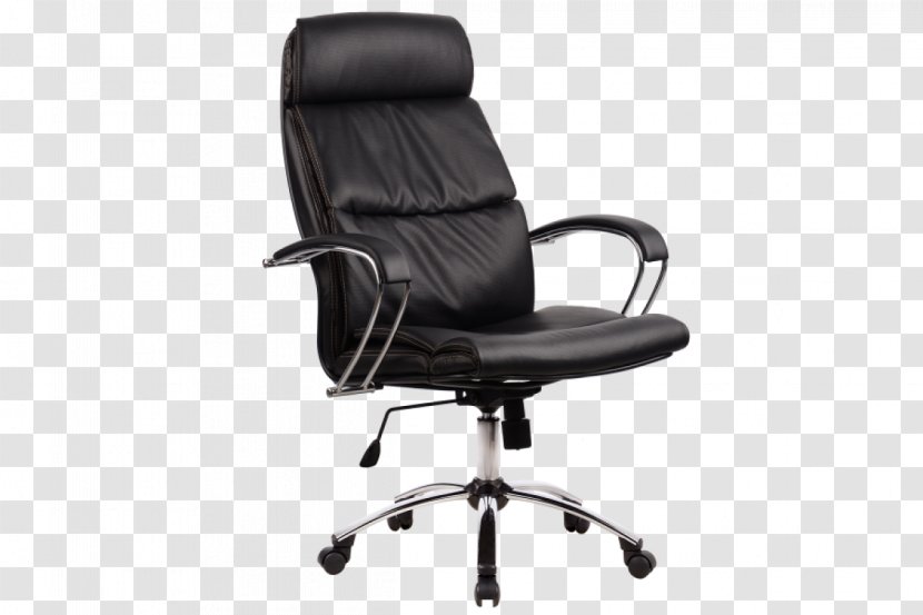 Office & Desk Chairs Swivel Chair Leather Transparent PNG