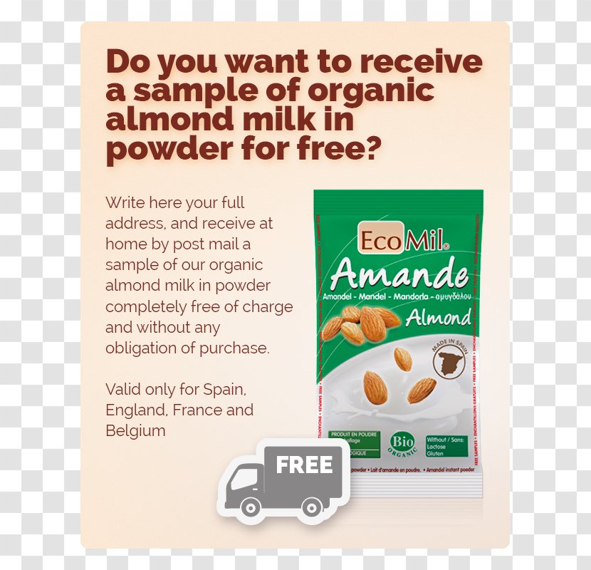 Almond Milk Milliliter Drink Agave Nectar Transparent PNG