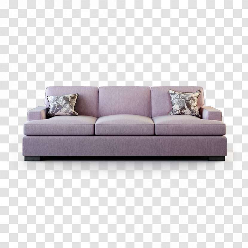 Sofa Bed Loveseat Couch Angle - Studio Apartment Transparent PNG