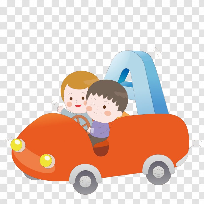 Child Toy Gratis - Toddler - Driving The Brother Of Car Transparent PNG
