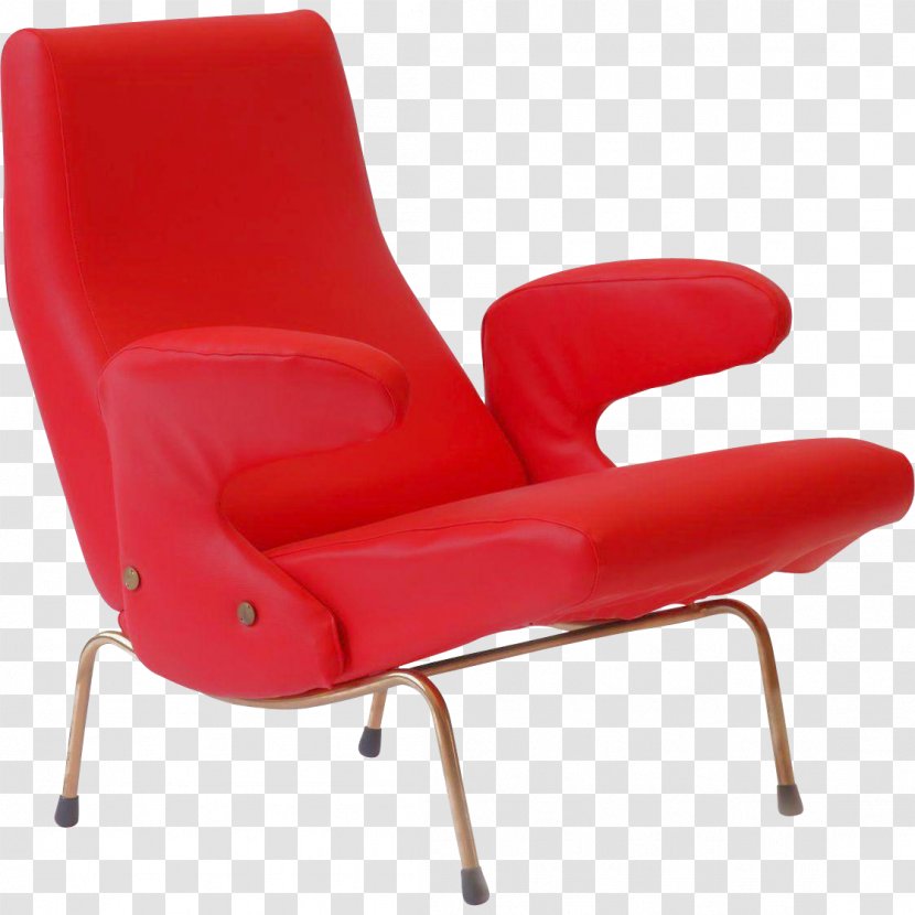 Car Furniture Chair Plastic - Red - Armchair Transparent PNG