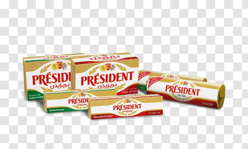 Convenience Food Flavor Ingredient - President - CheesE Butter Transparent PNG