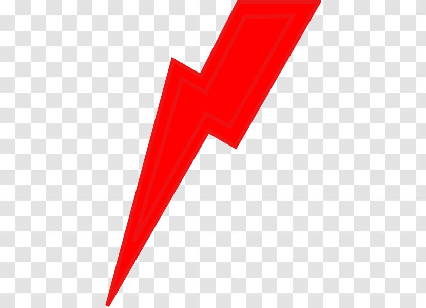 Lightning Red Clip Art - Pictures Of Lighting Bolts Transparent PNG