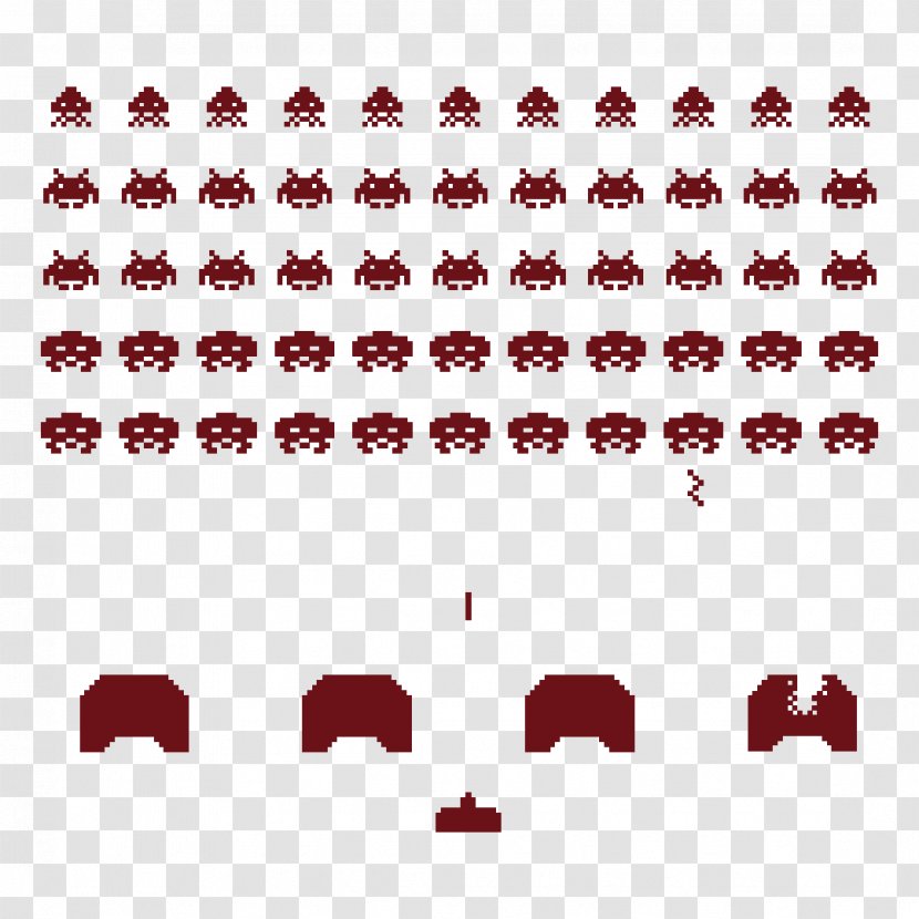 Space Invaders Sticker GIF Video Games - Wall Decal Transparent PNG