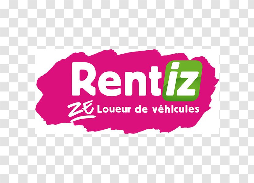 Logo Brand RENTIZ Clip Art Font - Pink Transparent PNG