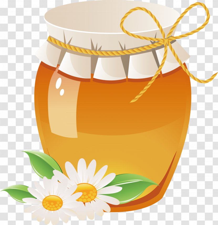 Bee Honey Jar - Sealed Wine Altar Elements Transparent PNG