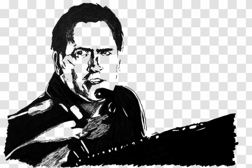 Bruce Campbell Ash Vs Evil Dead Williams Film Series Drawing - Sam Raimi Transparent PNG