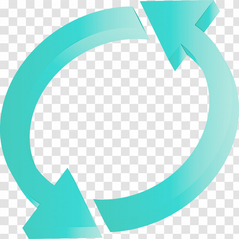 Aqua Turquoise Teal Circle Font Transparent PNG