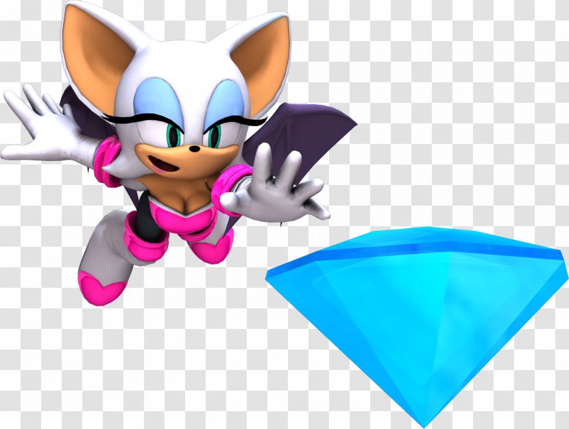 Sonic Generations Heroes Rouge The Bat Hedgehog Shadow - Silhouette Transparent PNG