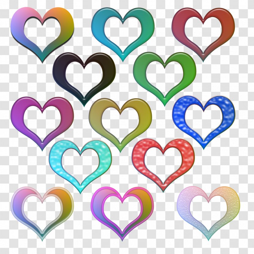 Heart Love Clip Art - Watercolor Transparent PNG