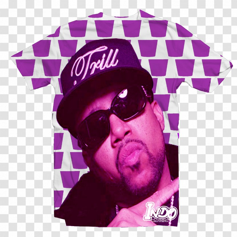 Graphic Design Glasses Violet Magenta - Poster - Thug Life Transparent PNG