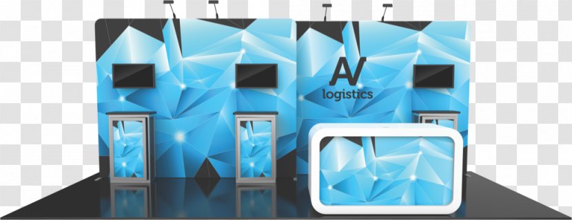 Modular Design Art Trade Show Display - Exhibit Transparent PNG